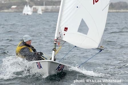 Anna Dobson in the Laser © Royal Yachting Association http://www.rya.org.uk
